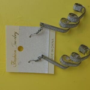 Silver earrings